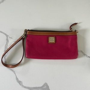 Dooney & Bourke Magenta Wristlet